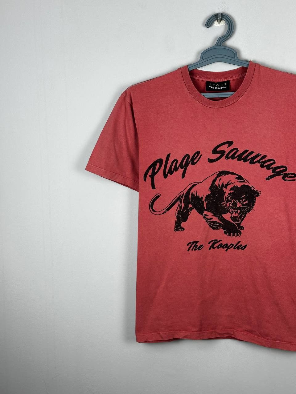 The Kooples The Kooples Washed Tiger Printed Oversized T Shirt Size US S / EU 44-46 / 1 - 2 Thumbnail