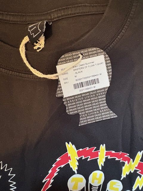 Brain Dead Brain Dead x Them Masters Of Flow T-Shirt, Black Medium Size US M / EU 48-50 / 2 - 3 Thumbnail