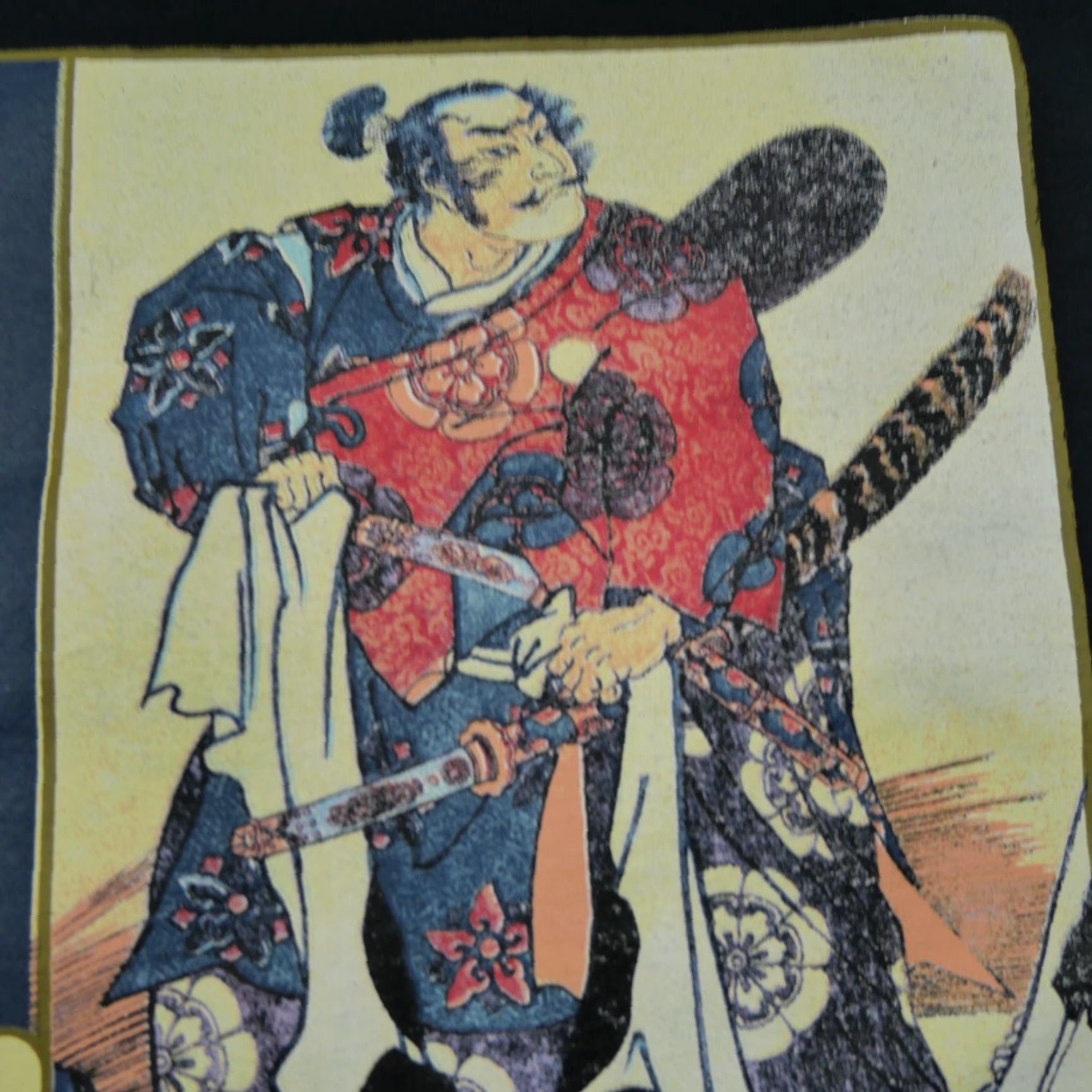 Fruit Of The Loom Vintage Fruit of the Loom Shirt Mens M Black Ukiyo e Art Y2K Crew Neck Short Sleeve Cotton Logo 90s Nobunaga Kuniyoshi Size US M / EU 48-50 / 2 - 6 Thumbnail