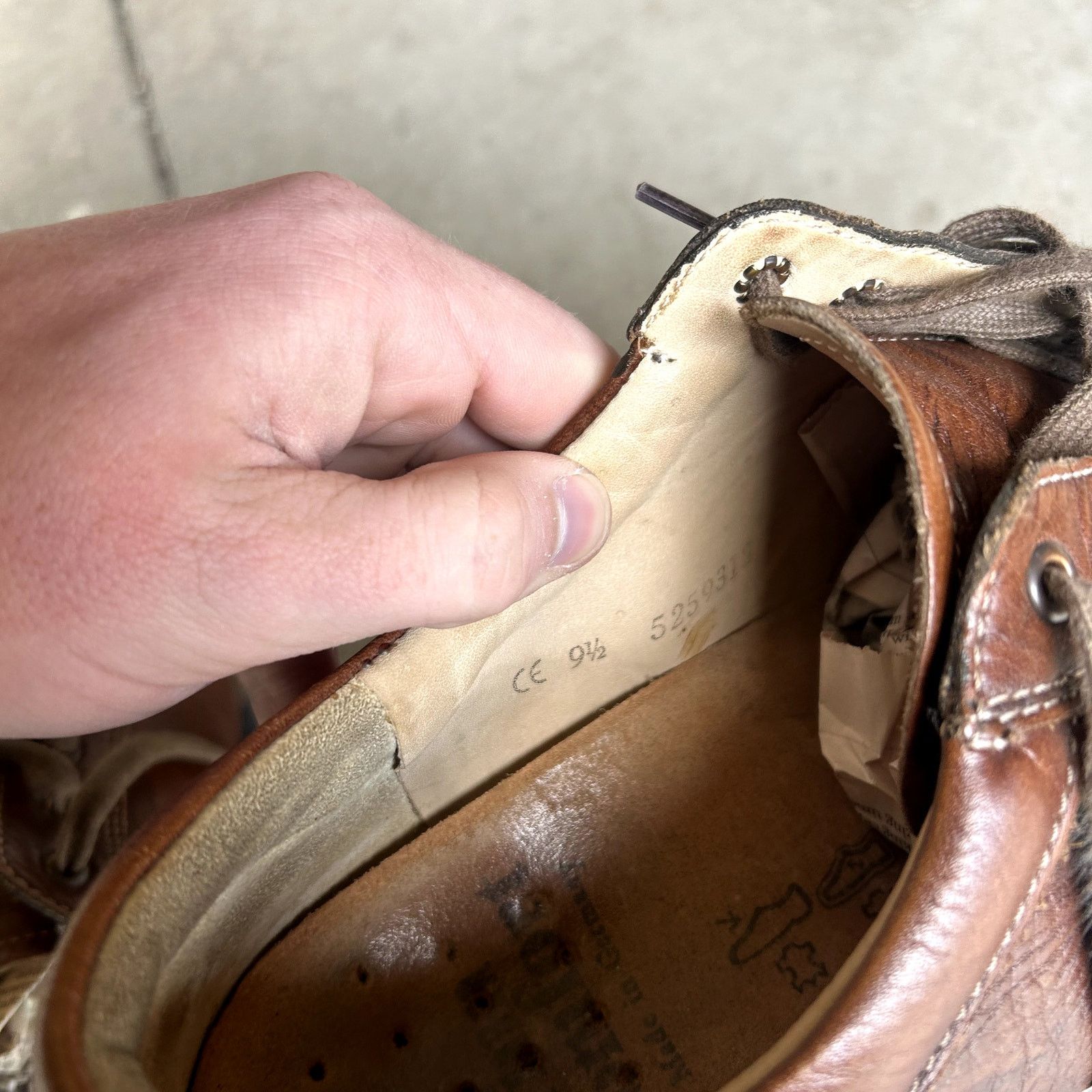 Vintage Finn Comfort Germany Brown Dress Shoes 9.5 Size US 9.5 / EU 42-43 - 7 Thumbnail