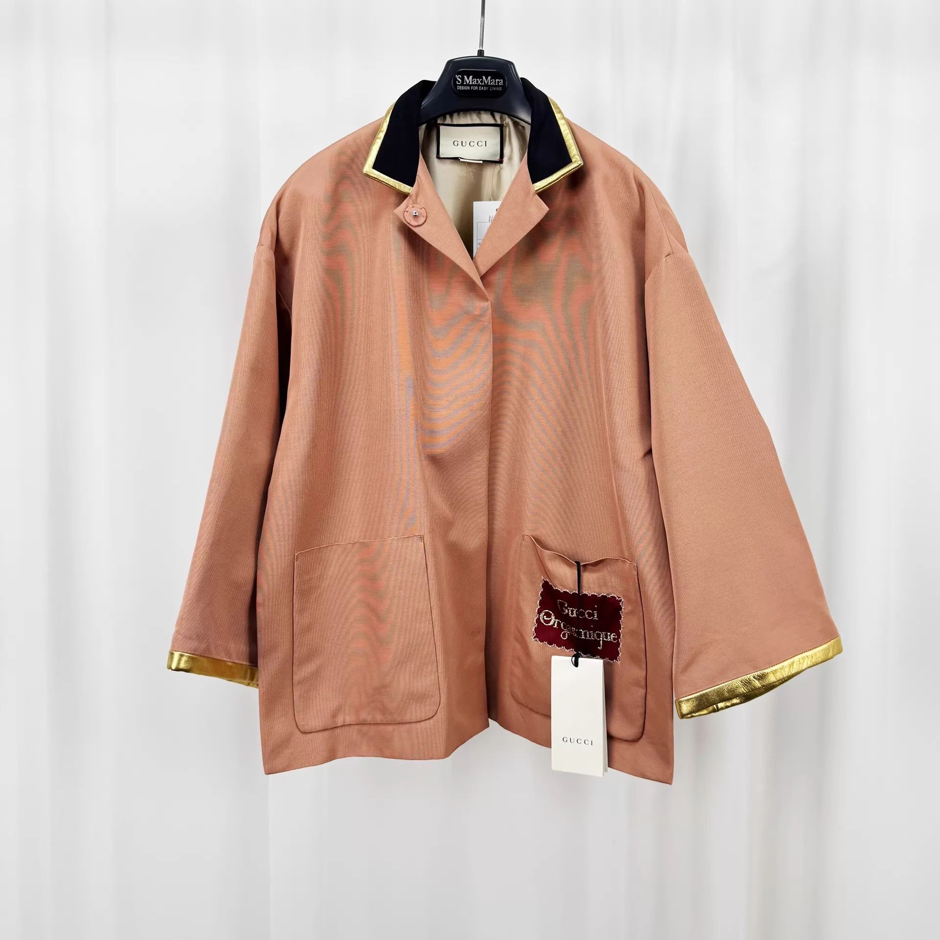 Gucci Gucci Gold Embroidered Logo Jacket EU38 New Size XS / US 0-2 / IT 36-38 - 1 Thumbnail