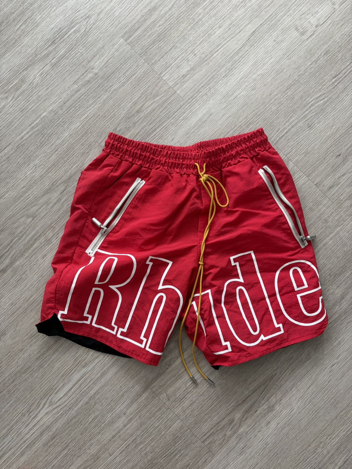 Rhude Rhude Red Logo Shorts Size US M / EU 48-50 / 2 - 1 Thumbnail