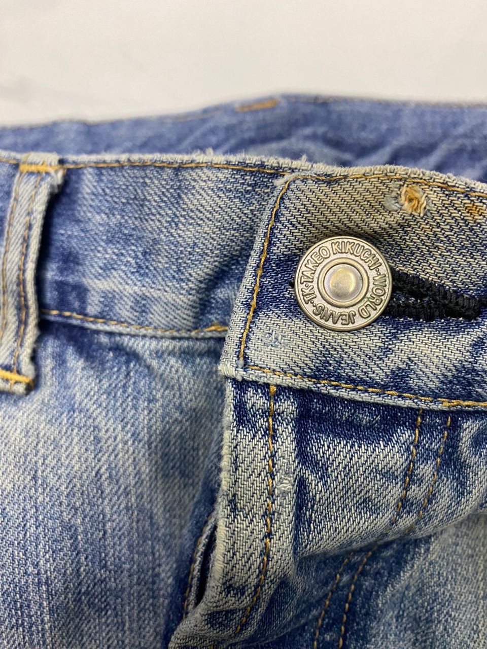 Hysteric Glamour TAKEO KIKUCHI DISTRESSED DENIM JEANS RIPPED JEANS Size US 31 - 7 Thumbnail
