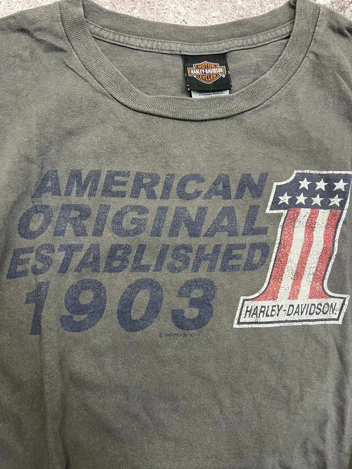 Harley Davidson Harley Davidson Switzerland Aargau Motorcycle T Shirt Size US XL / EU 56 / 4 - 2 Thumbnail