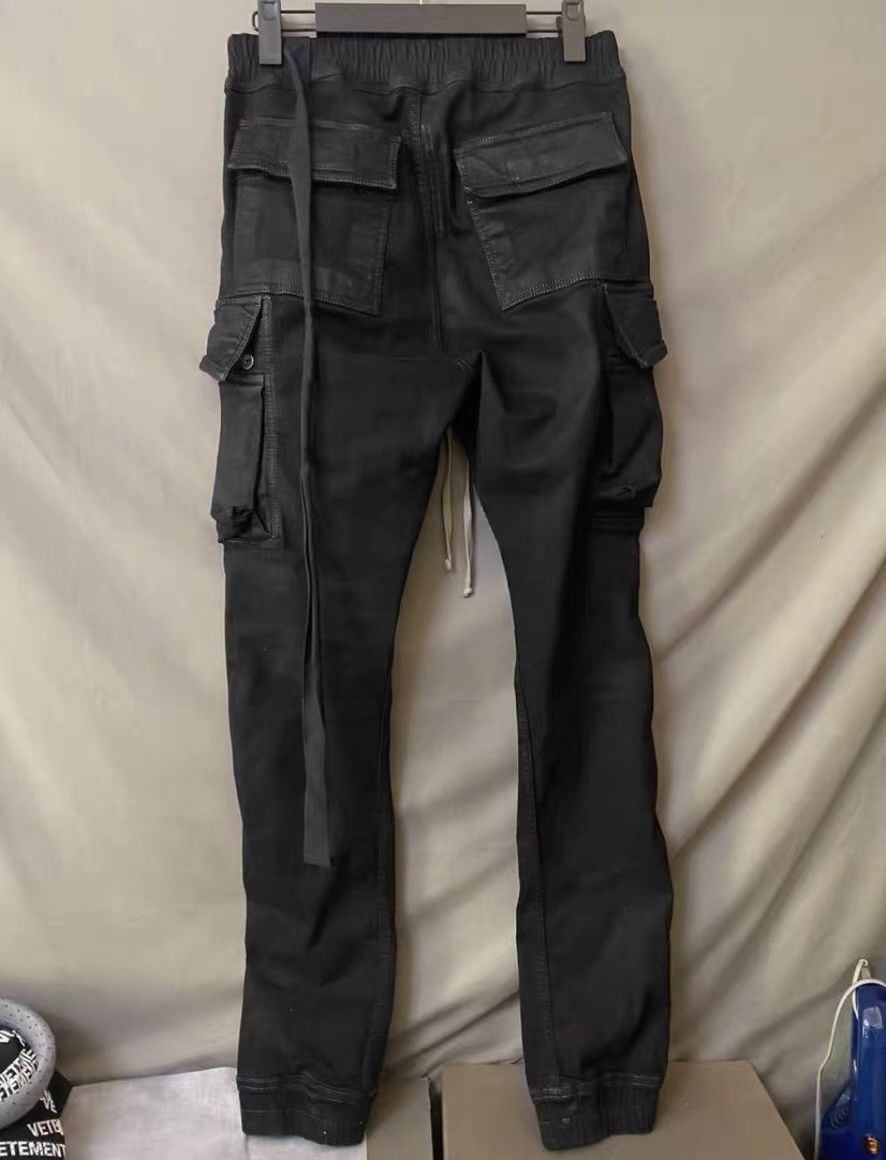 Rick Owens Rick Owens waxed cargo pants, Q18 Size US 32 / EU 48 - 2 Thumbnail