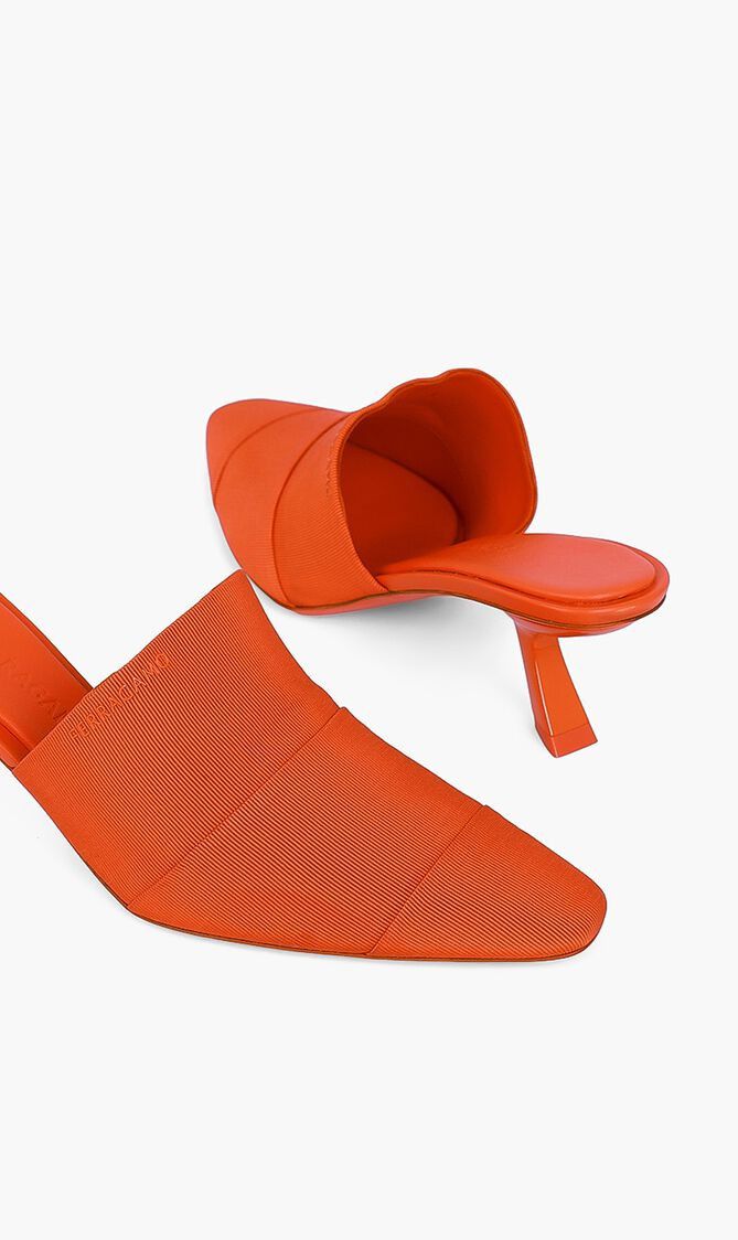 Salvatore Ferragamo o1y0426 Mules in Orange Size US 5.5 / IT 35.5 - 4 Thumbnail