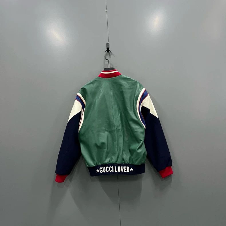 Gucci Gucci Contrasting color shiny bomber jacket Size US M / EU 48-50 / 2 - 2 Thumbnail