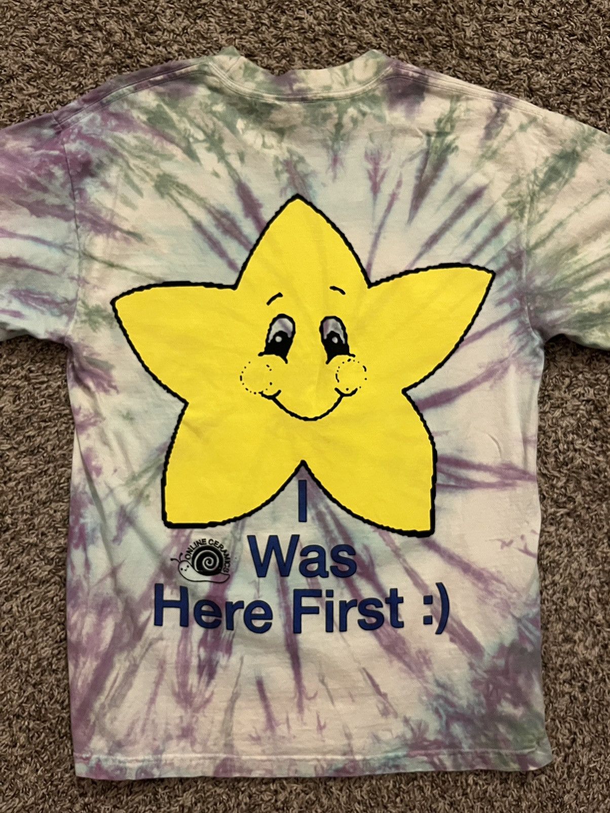 Online Ceramics Online Ceramics ‘fairy star’ tie-dye tee Size US S / EU 44-46 / 1 - 4 Thumbnail