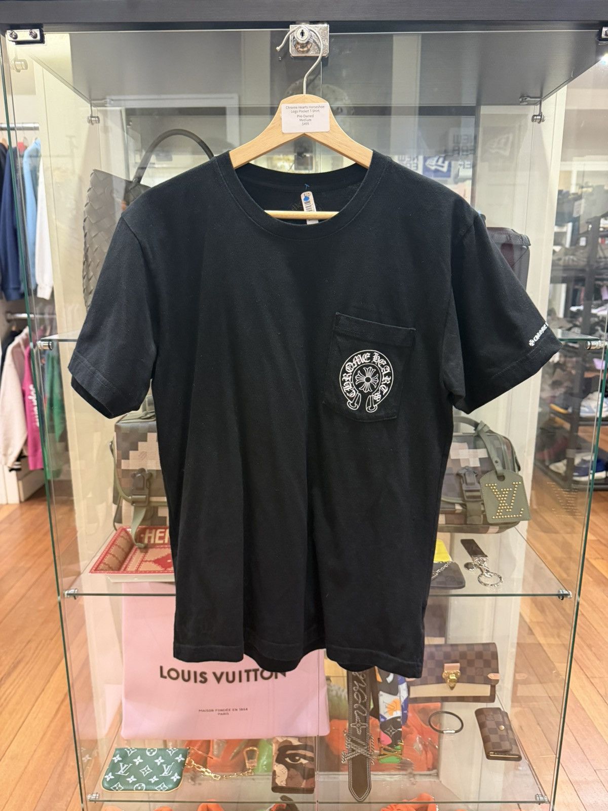 Chrome Hearts Chrome Hearts Horseshoe Logo Pocket Tee Size US M / EU 48-50 / 2 - 1 Thumbnail