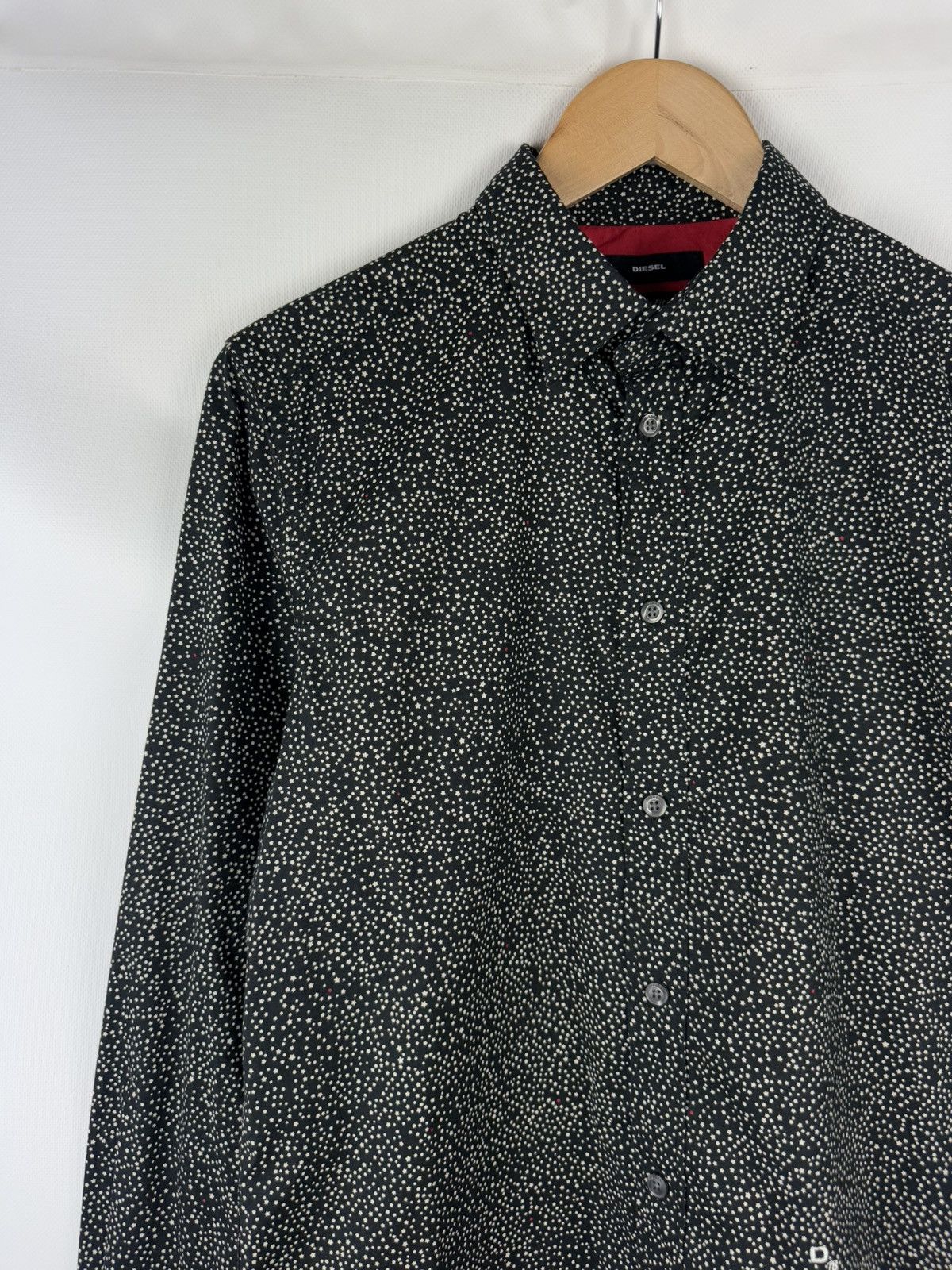 Diesel Diesel Men’s Patterned Long Sleeve Button Up Shirt Size US M / EU 48-50 / 2 - 4 Thumbnail