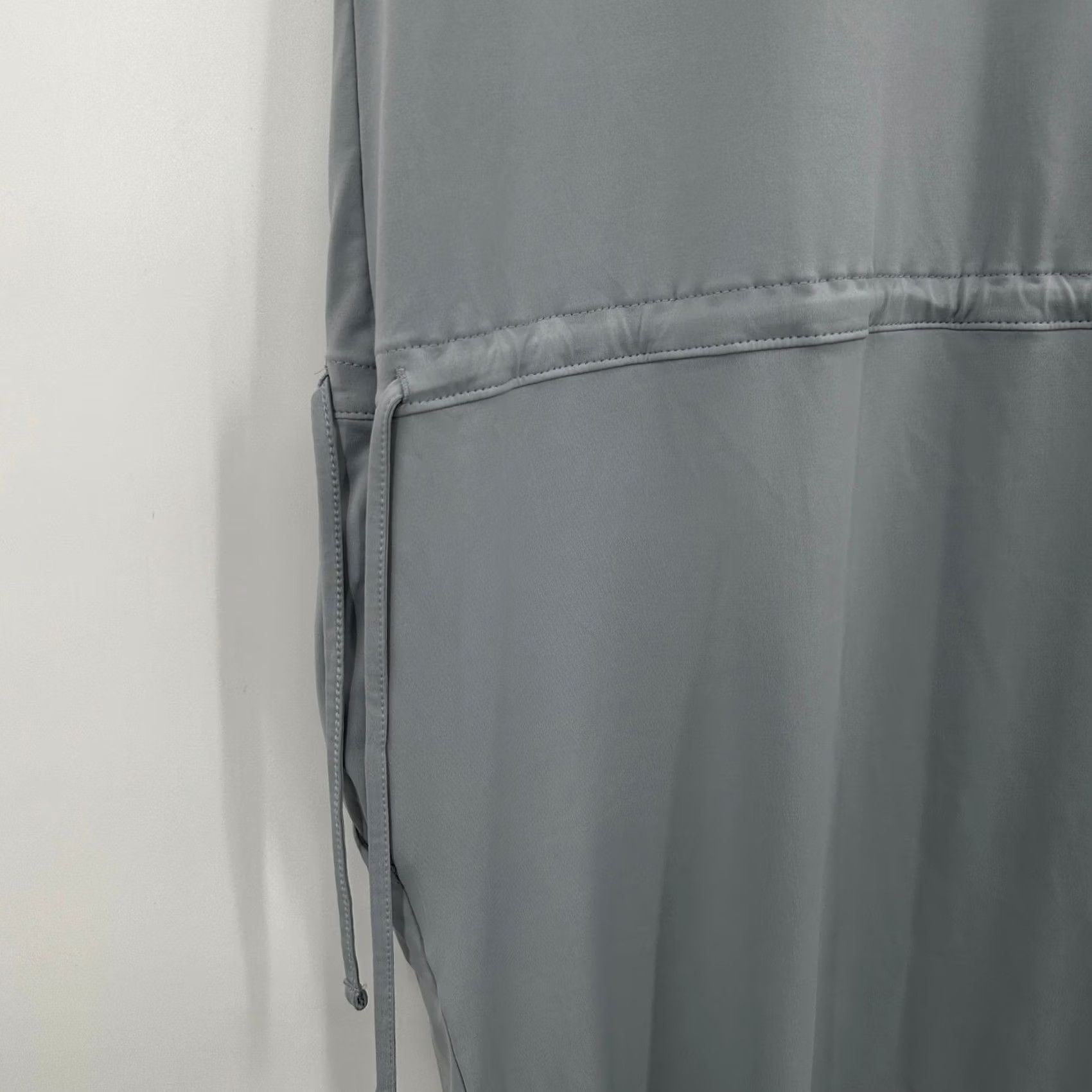 Vintage Columbia Activewear Dress Short Sleeve Pockets Adjustable Waist Medium Gray Women's Dress Casual Travel Size 32" / US 10 / IT 46 - 6 Thumbnail