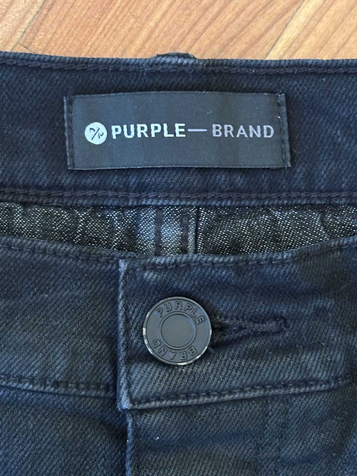 Purple Brand Purple Brand Black Resin Jeans Size US 32 / EU 48 - 3 Thumbnail