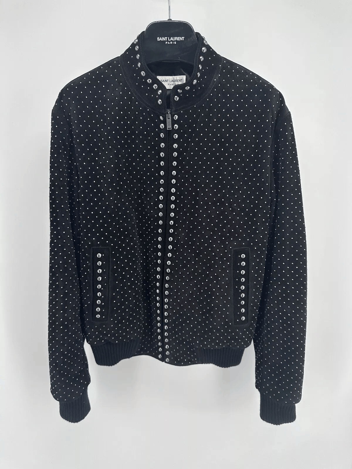 Yves Saint Laurent Saint Laurent Leather Suede Studded Jacket EU 46 Size US S / EU 44-46 / 1 - 1 Thumbnail