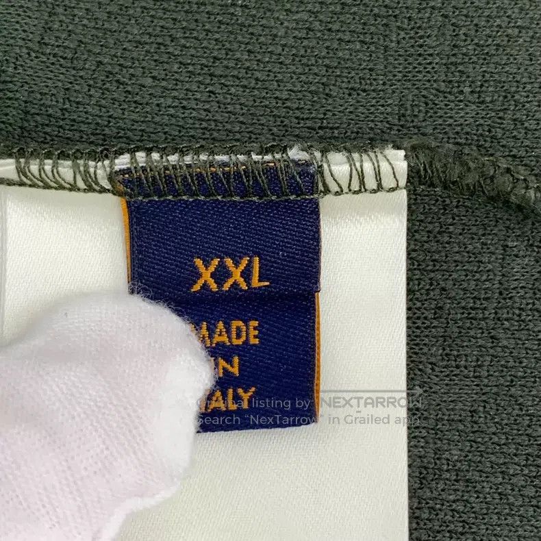 Louis Vuitton Louis Vuitton Dark green logo full-print cotton crew neck Size US XXL / EU 58 / 5 - 6 Thumbnail