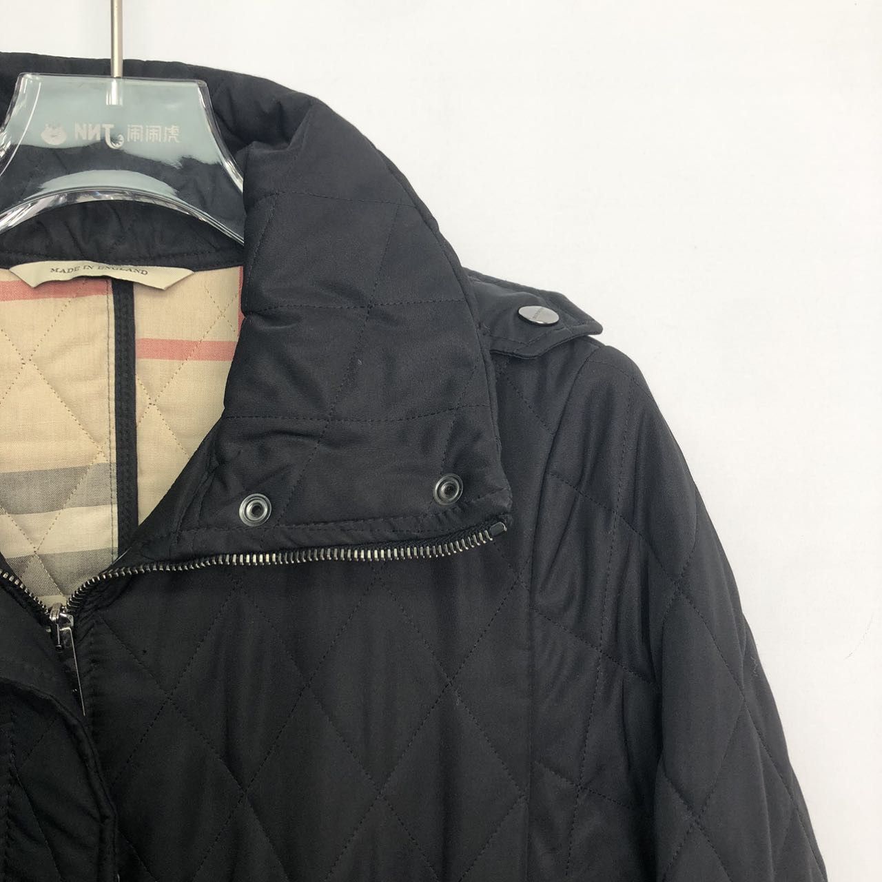 Burberry Burberry Quilted Cotton Jacket Black (S) Size US S / EU 44-46 / 1 - 3 Thumbnail