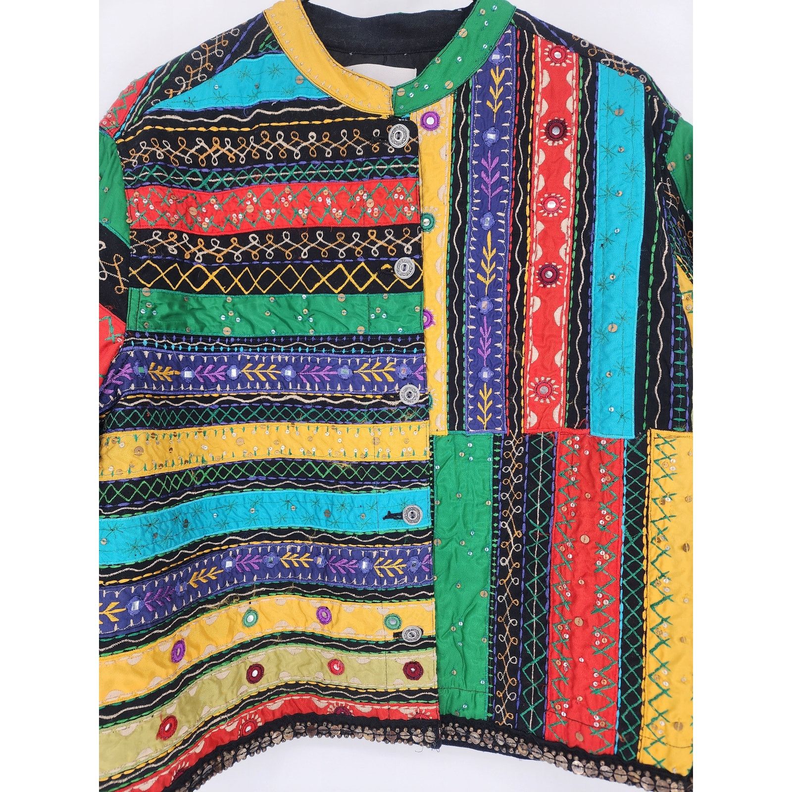 Chicos Chicos Colorful Embroidered Jacket Women's Size Large Size L / US 10 / IT 46 - 3 Thumbnail