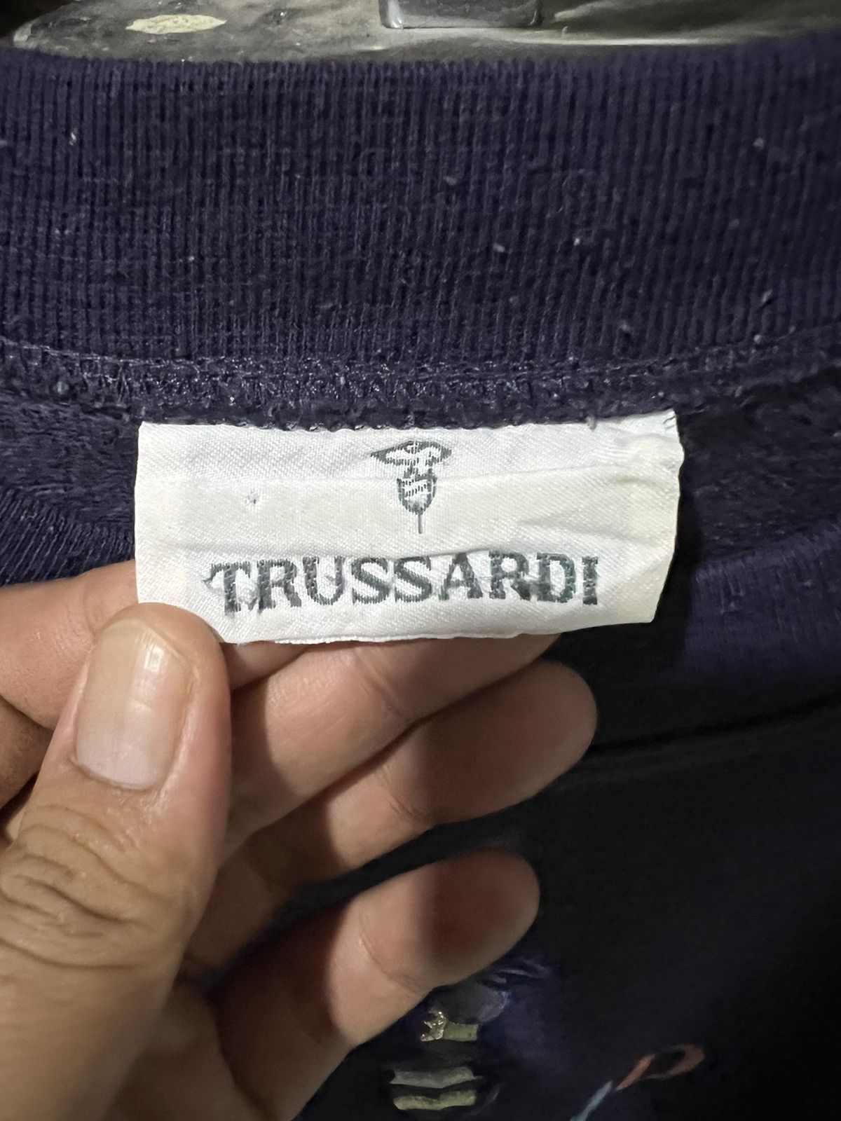 Trussardi 🔥Vintage Trussardi Big Logo Crewneck Sweatshirt Size US M / EU 48-50 / 2 - 11 Thumbnail