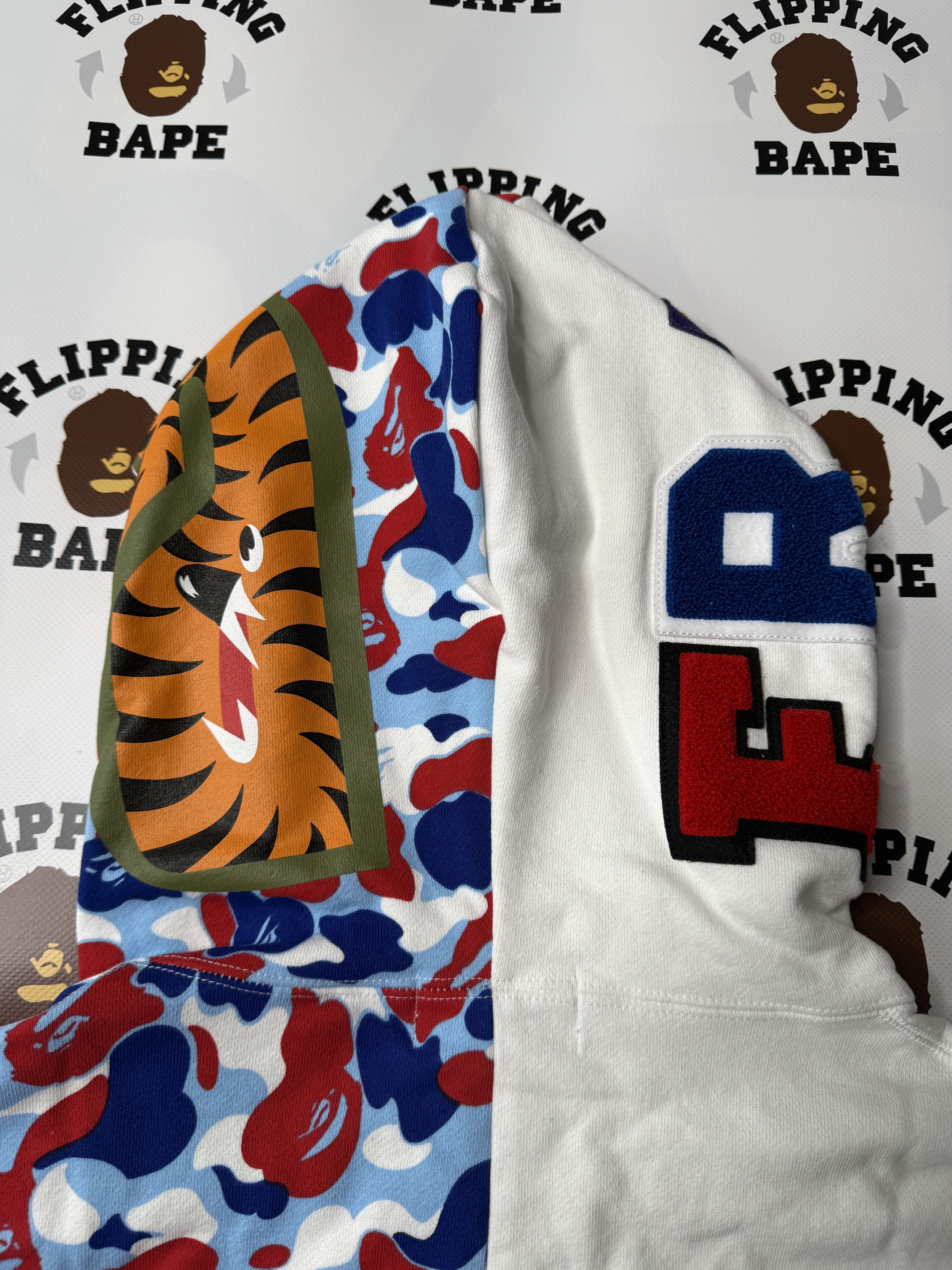 Bape BAPE STORE PARIS 5th ANNIV SHARK FULL ZIP HOODIE Size US XXL / EU 58 / 5 - 6 Thumbnail