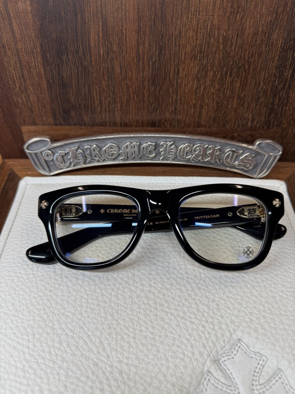 Chrome Hearts Chrome Hearts Tritisagain Glasses Size ONE SIZE - 2 Thumbnail