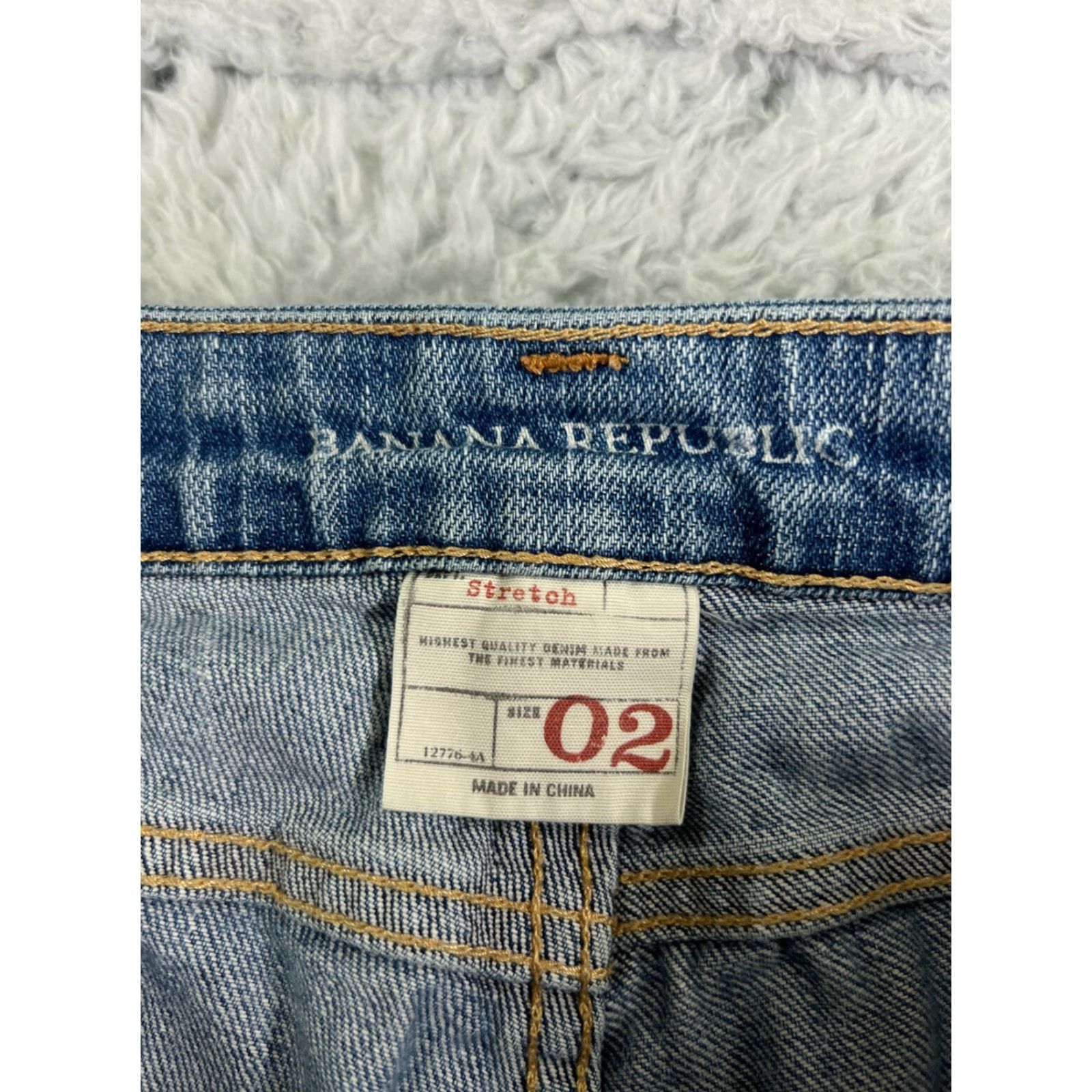 Banana Republic VINTAGE Banana Republic Women's Jeans Pants Bootcut Light Wash Low Rise 26x30 Denim Size 26" / US 2 / IT 38 - 6 Thumbnail