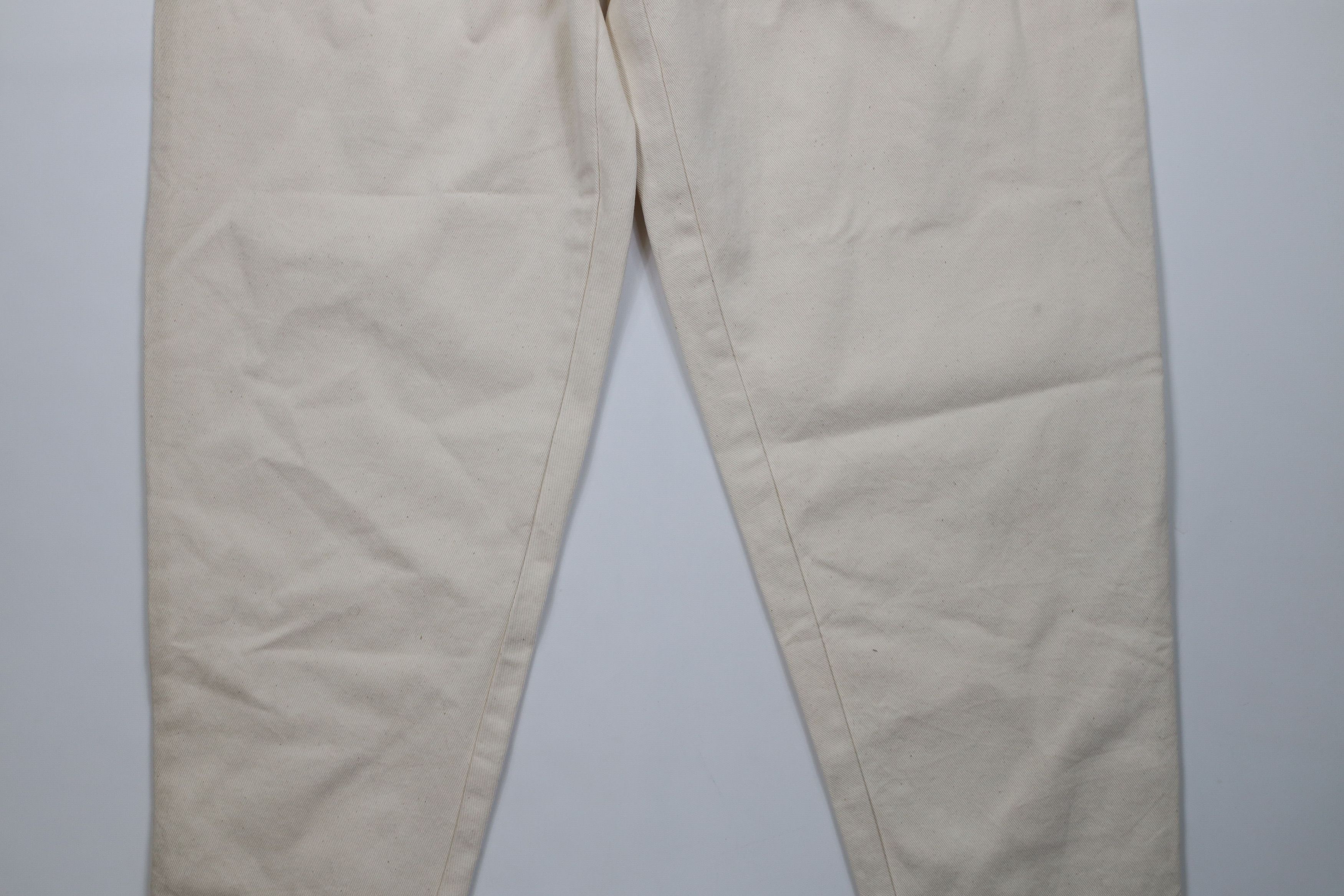 Fila Deadstock Vintage 90s Fila Baggy Skateboard Jeans Cream Size US 38 / EU 54 - 3 Thumbnail