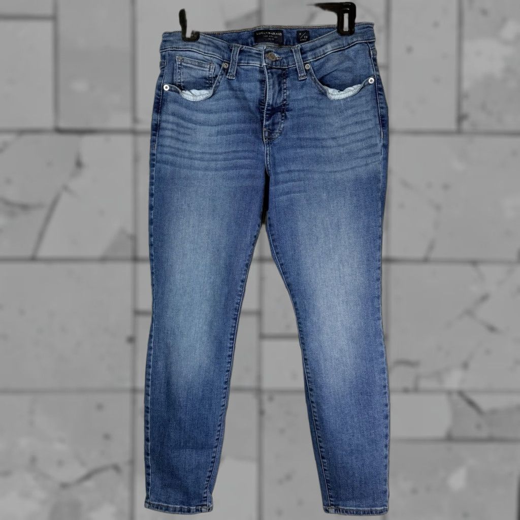 Lucky Brand Lucky Brand Jeans Blue Mid Rise Skinny Casual Womens Size 8x29 Size 30" / US 8 / IT 44 - 1 Thumbnail