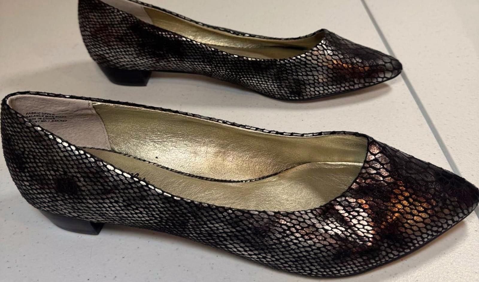 Designer Stylish Seychelles Snakeskin Print Flats Size US 10 / IT 40 - 3 Thumbnail