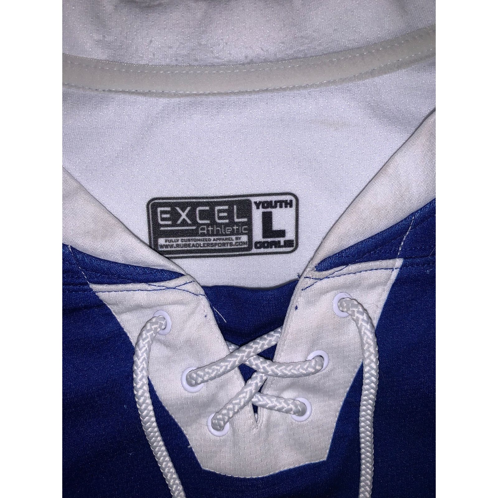 NHL Geauga Youth Hockey Maple Leafs Jersey Thompson #25 Blue L Size US M / EU 48-50 / 2 - 3 Thumbnail
