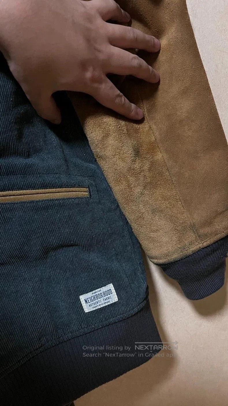 Neighborhood Neighborhood Corduroy Suede Sleeve Jacket. Size US L / EU 52-54 / 3 - 6 Thumbnail