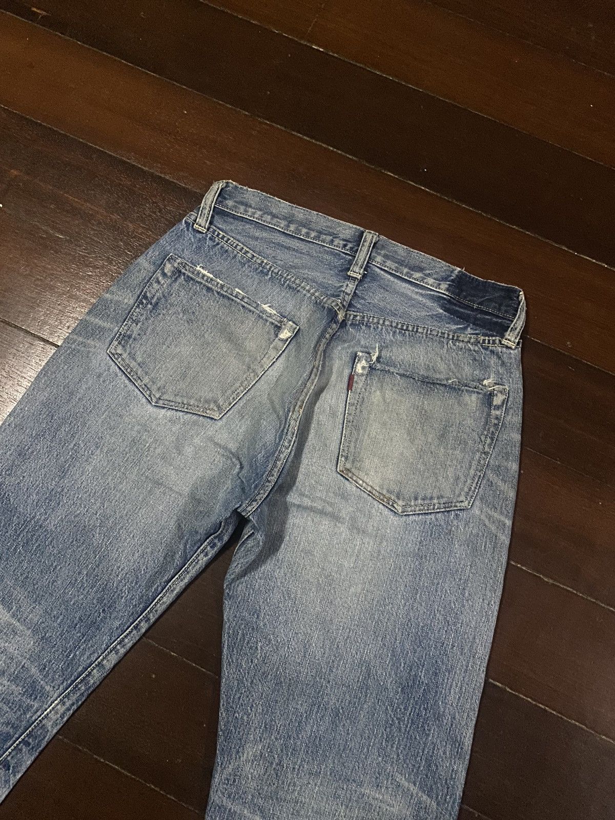 Warehouse FIRE 🔥 VINTAGE SUGAR CANES DISTRESSED NICE FADED Size US 31 - 13 Thumbnail