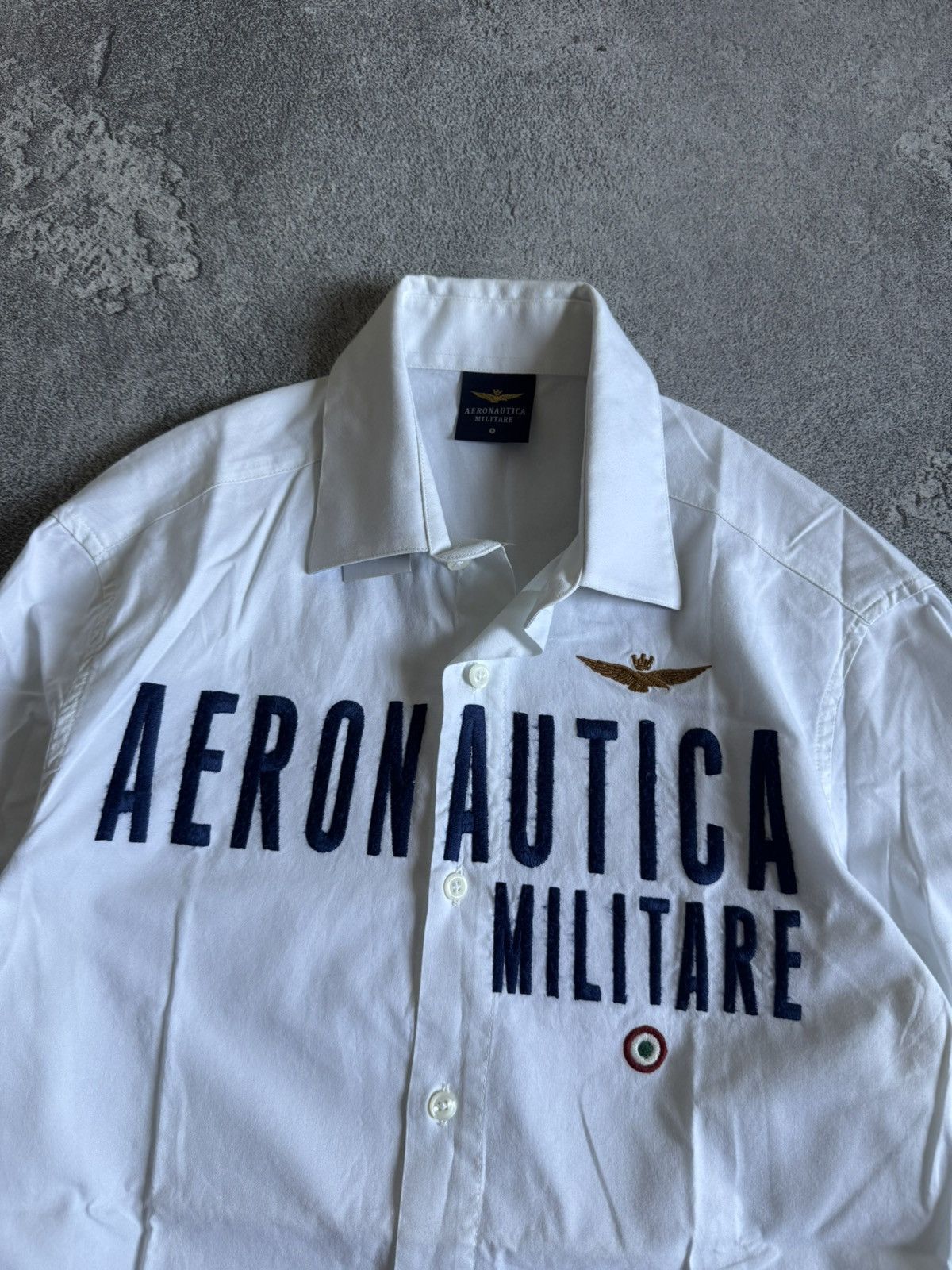 Aeronautica Militare Aeronautica Militare S big logo button up shirt long sleeve Size US S / EU 44-46 / 1 - 12 Thumbnail