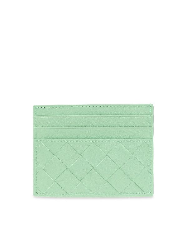 Bottega Veneta o1n1vont1124 Size: OS / Intrecciato Card Case in Green Size ONE SIZE - 3 Thumbnail