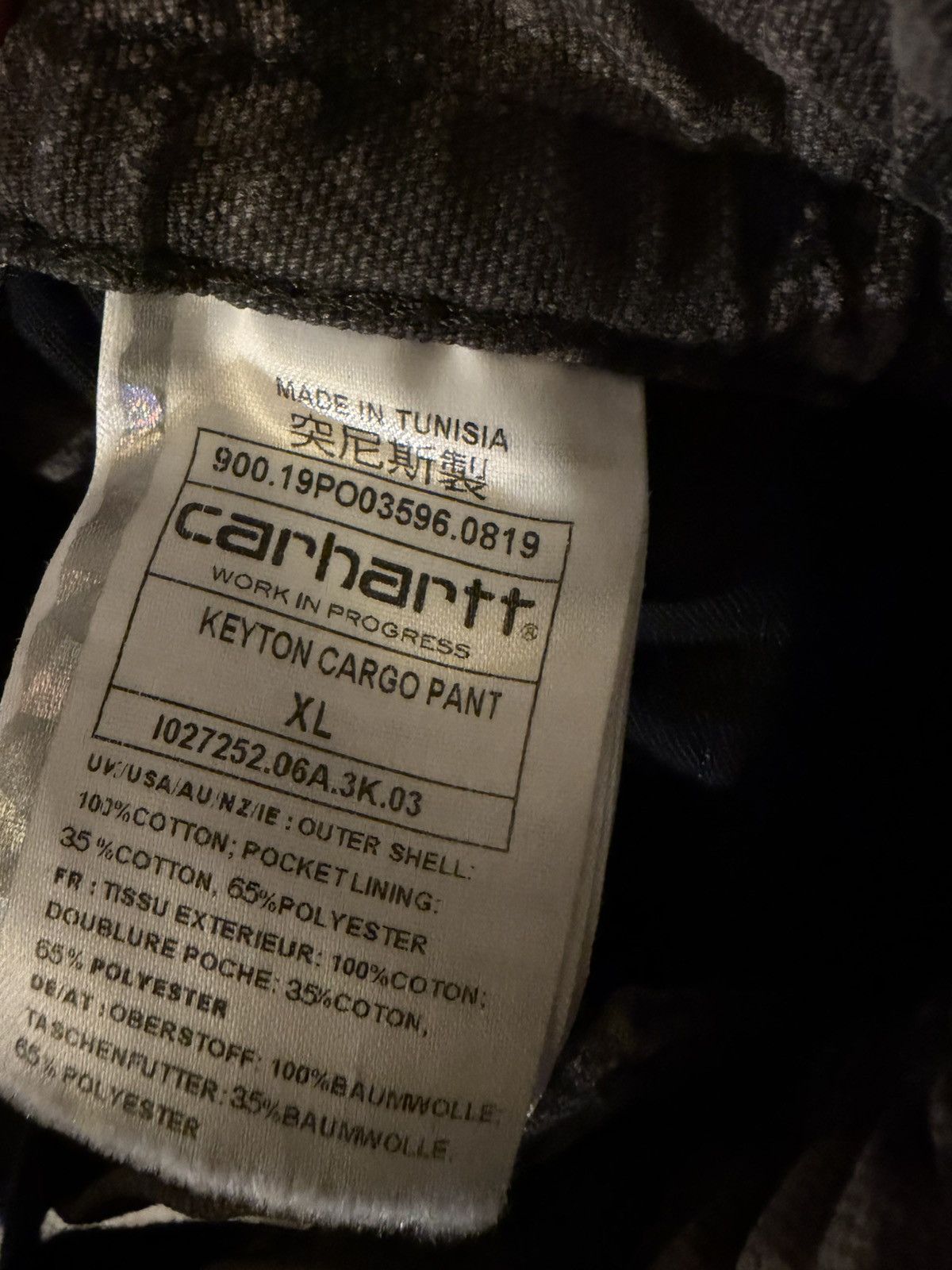 Carhartt Wip Camo Cargo Pants Size US 36 / EU 52 - 3 Thumbnail