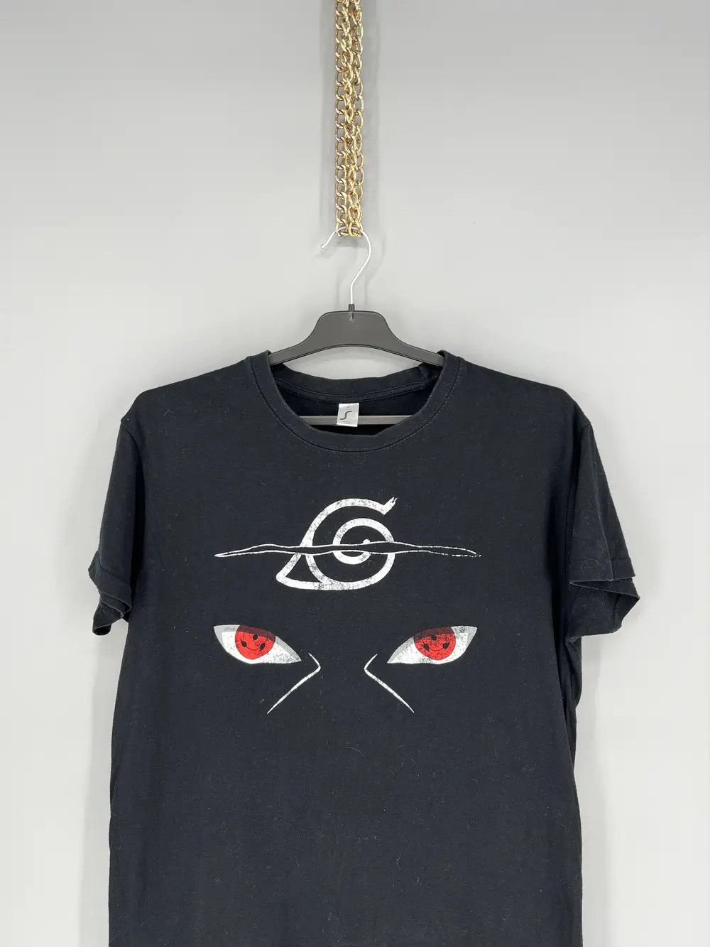 Anime Vintage Y2K Sasuke Uchiha Anime Manga Hall T-shirt 4 Naruto Size US M / EU 48-50 / 2 - 6 Thumbnail