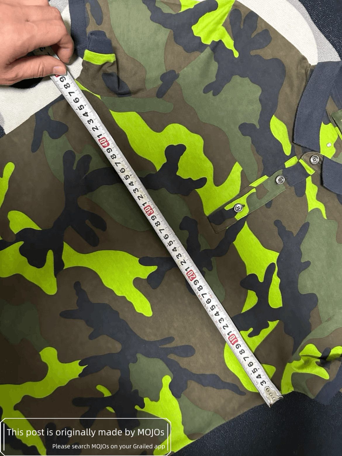 Valentino Valentino Rivet Camo Polo Size US M / EU 48-50 / 2 - 5 Thumbnail