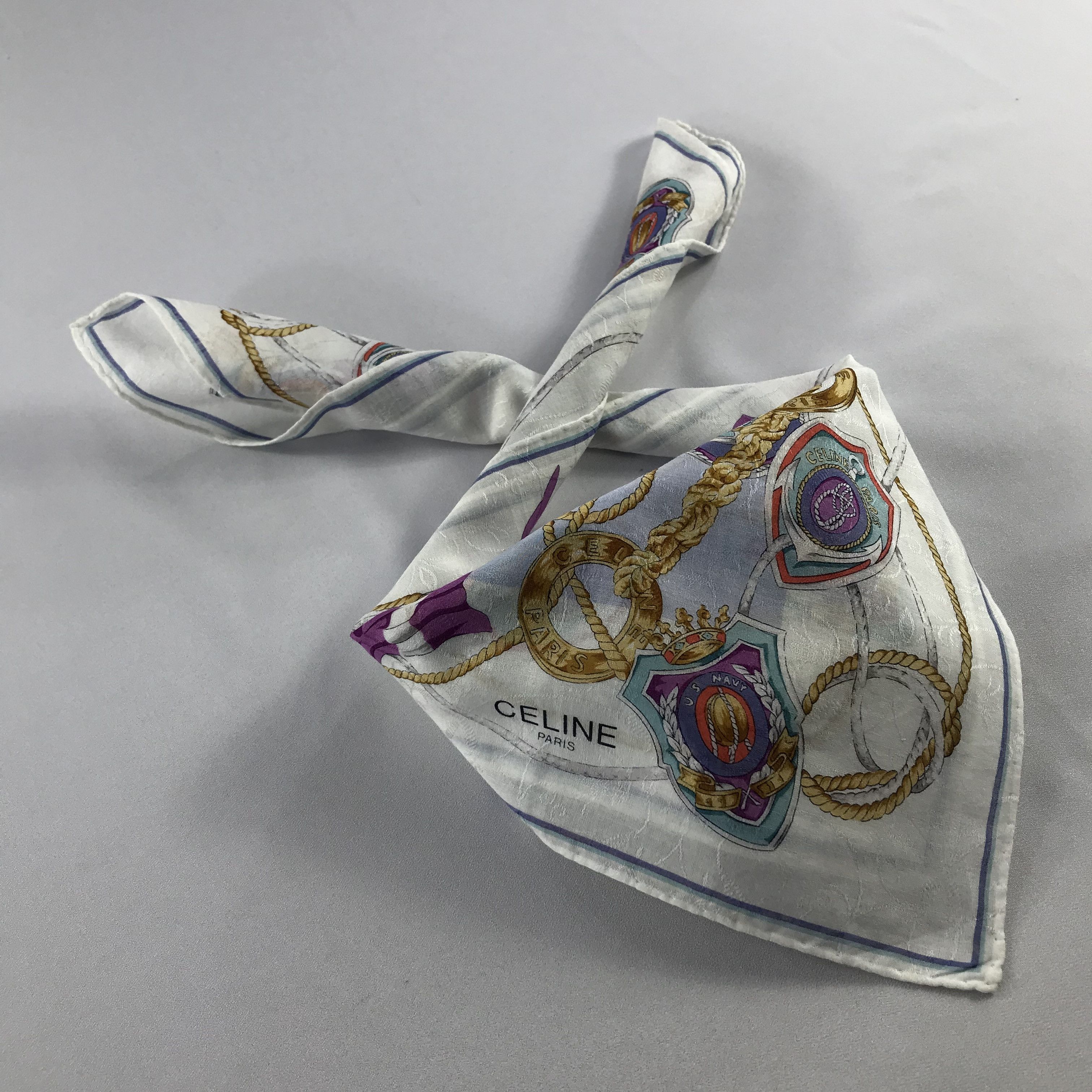 Celine Celine Handkerchief / Bandana / Neckerchief C690 Size ONE SIZE - 2 Thumbnail