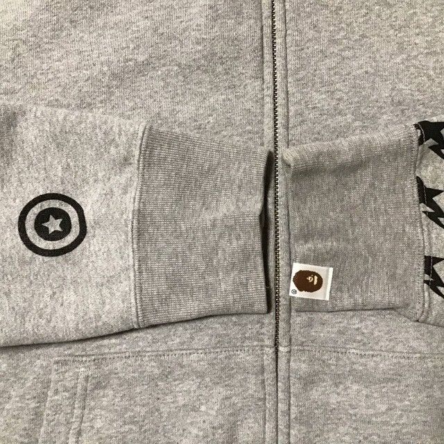 Bape BAPE Stars and Stripes Shark full zip hoodie a bathing ape Size US M / EU 48-50 / 2 - 6 Thumbnail