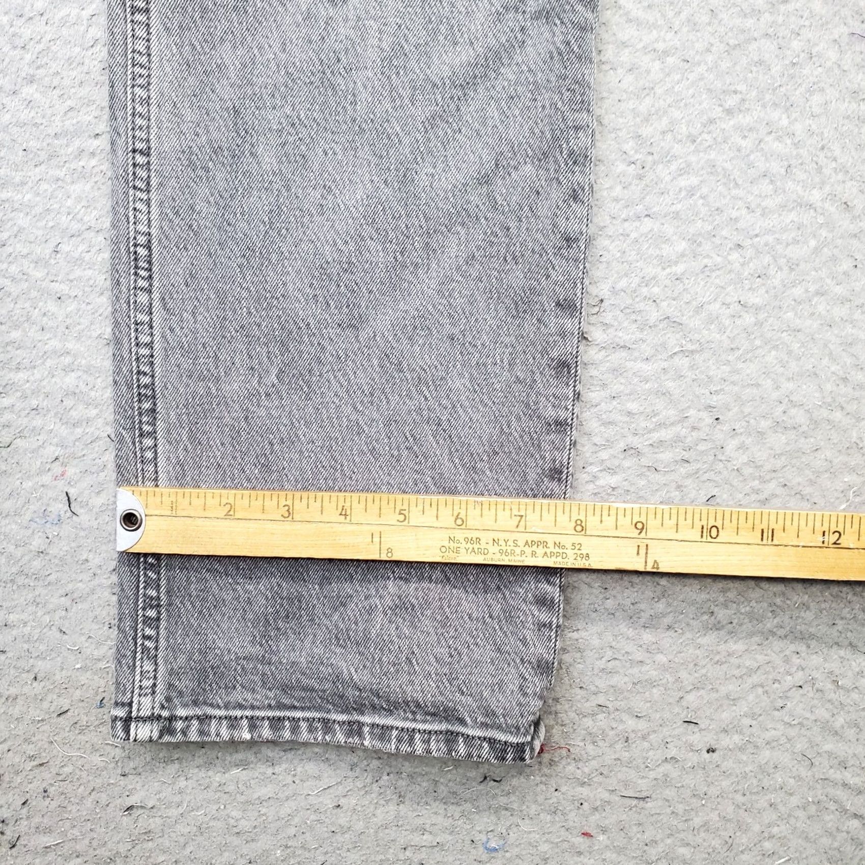 Abercrombie & Fitch Abercrombie & Fitch The 90s Straight Jeans Womens Size 6 Gray Denim Ultra High Rise Jeans Size 28" / US 6 / IT 42 - 5 Thumbnail