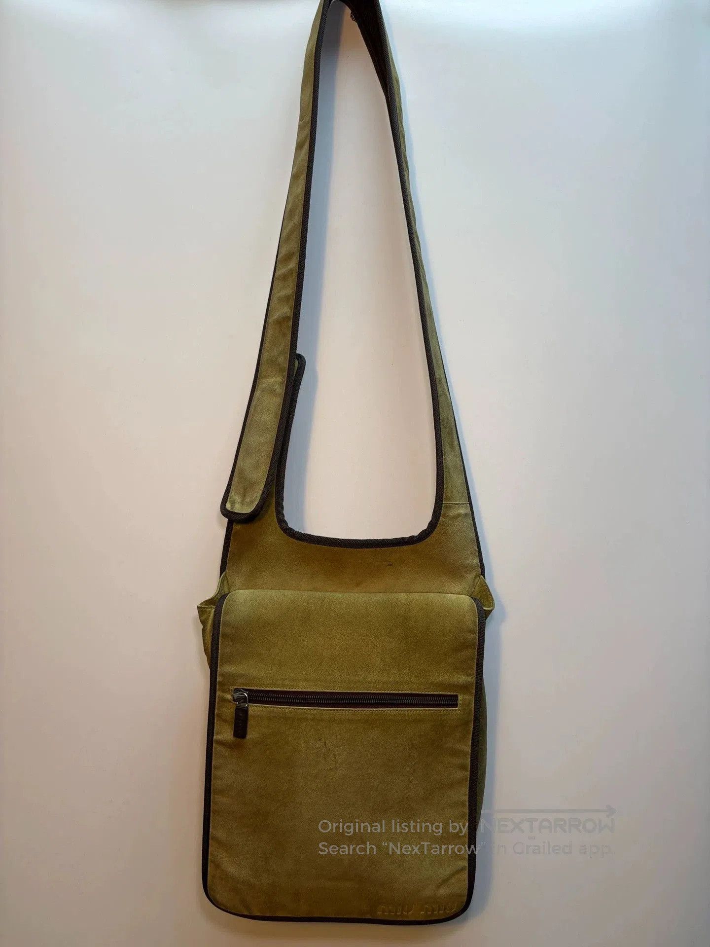 Miu Miu MIU MIU 1999AW Suede Crossbody/Shoulder Bag/ | Grailed