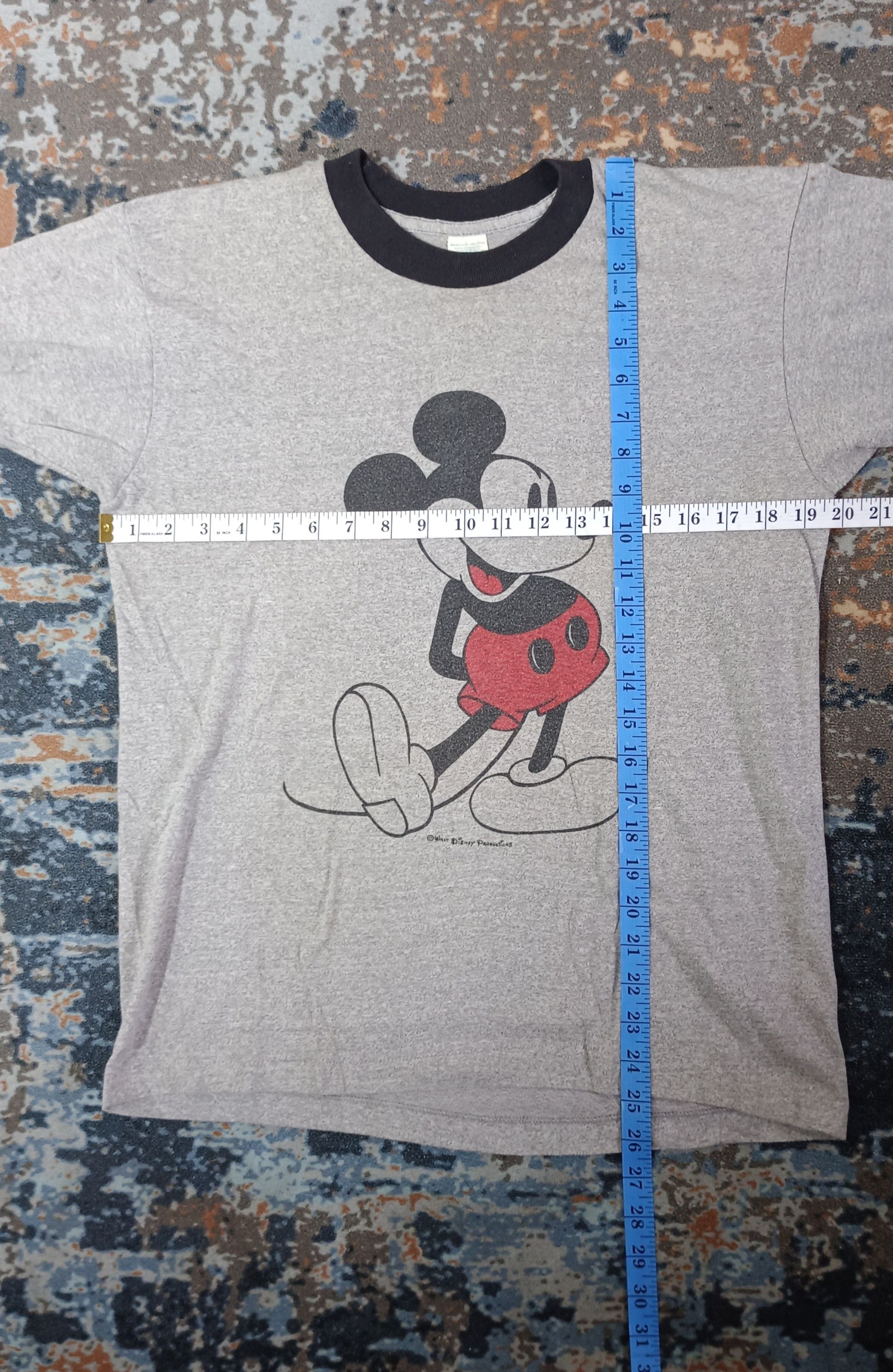 Mickey Mouse Vintage 80s🔥 Mickey Mouse Tropix Togs Ringer Size US M / EU 48-50 / 2 - 8 Thumbnail