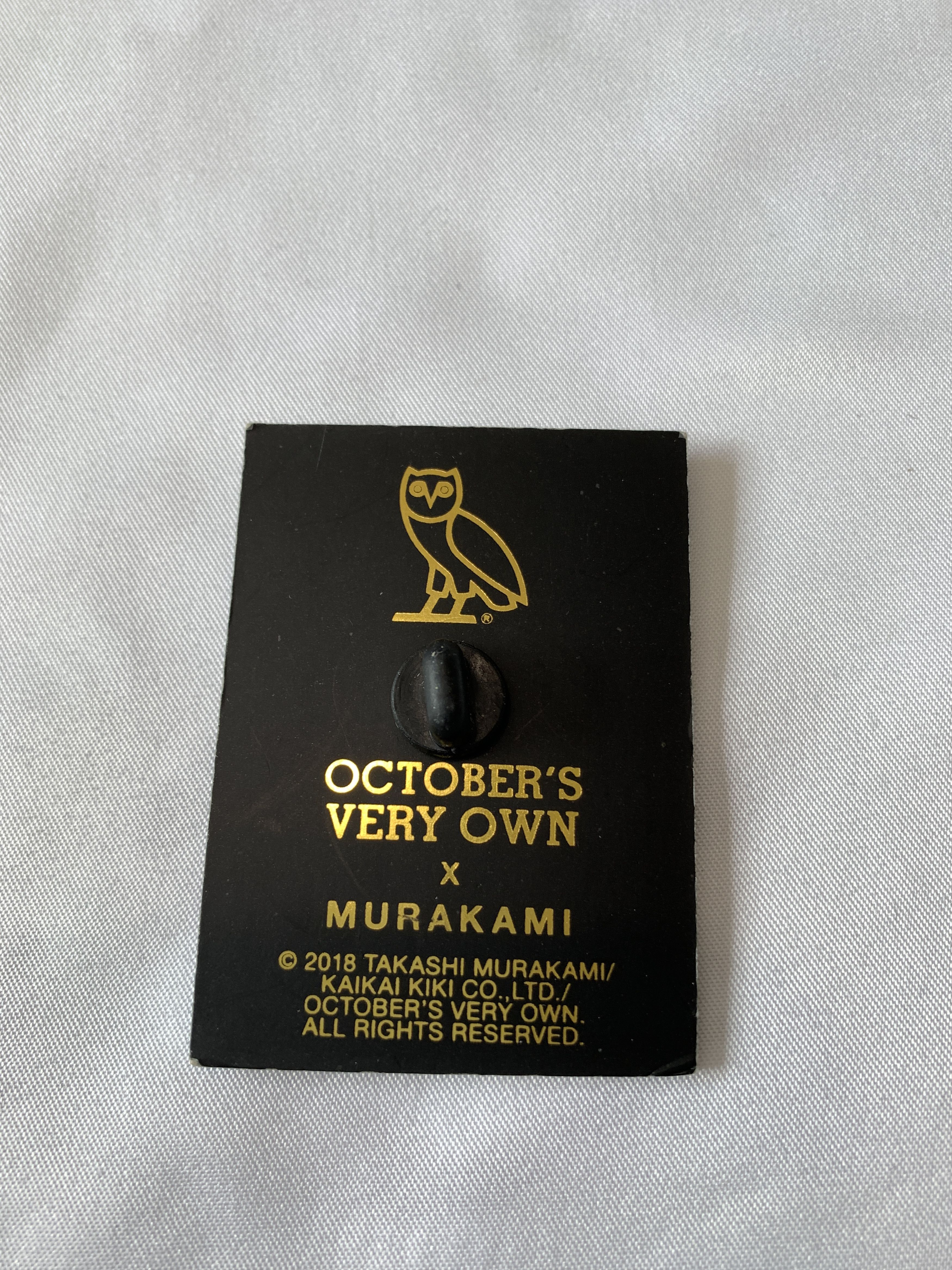 Drake OVO X TAKASHI MURAKAMI OG Pin Size ONE SIZE - 3 Thumbnail