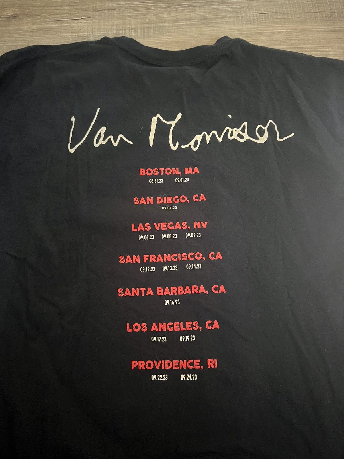 Vintage Van Morison concert tee Size US XL / EU 56 / 4 - 4 Thumbnail