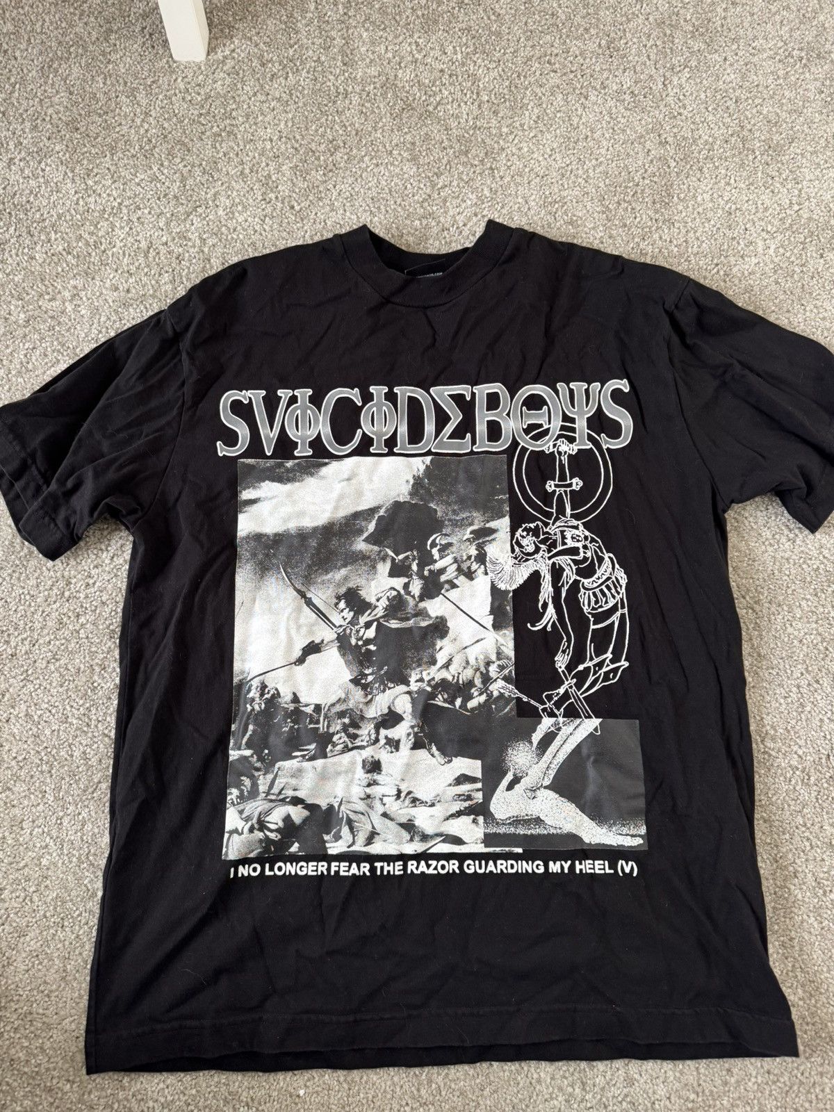 G59 Records $uicideboy$ G59 Razor V T Shirt Size US M / EU 48-50 / 2 - 1 Thumbnail