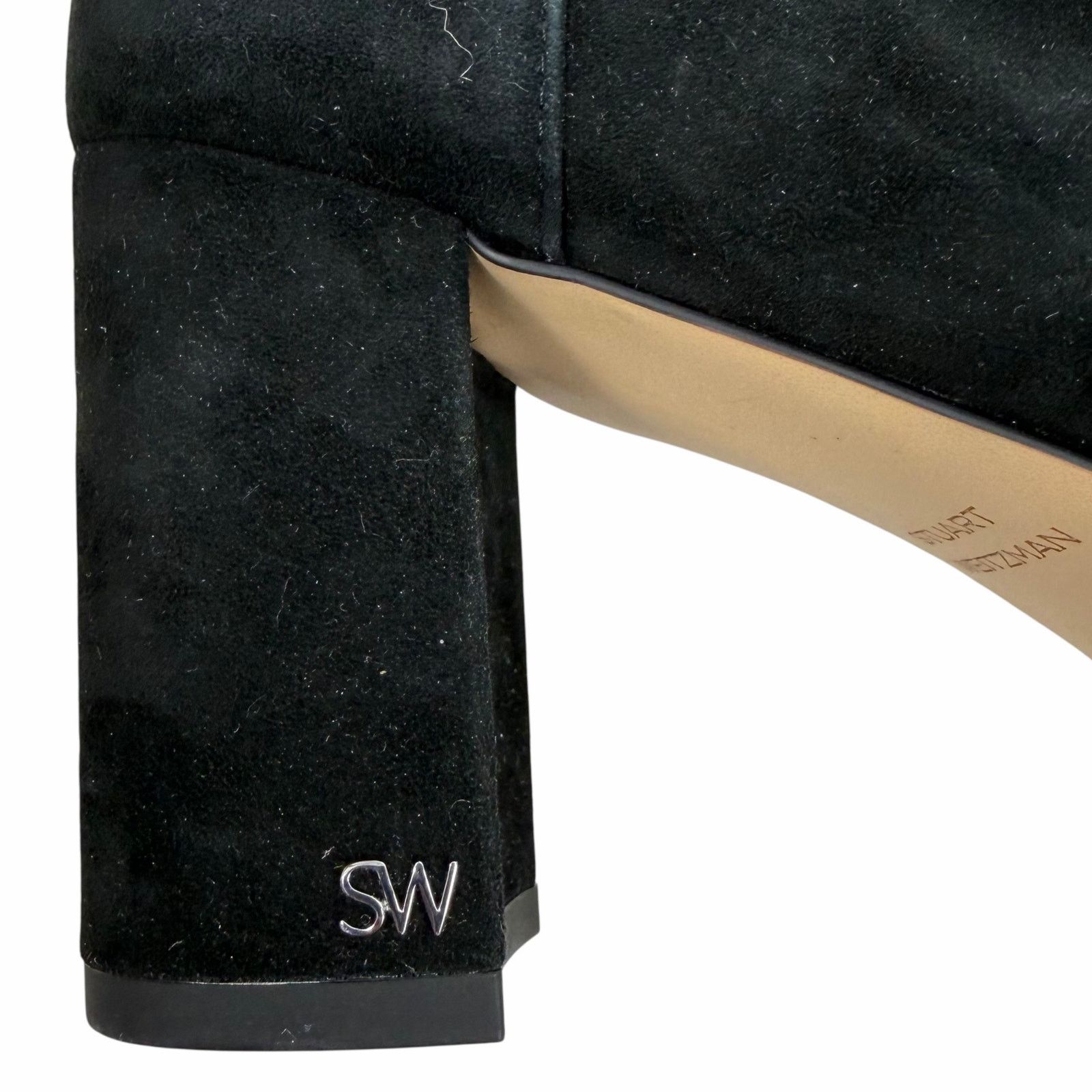 Stuart Weitzman Stuart Weitzman Renegade Suede Block Heel Ankle Boots 11 Size US 11 / IT 41 - 11 Thumbnail