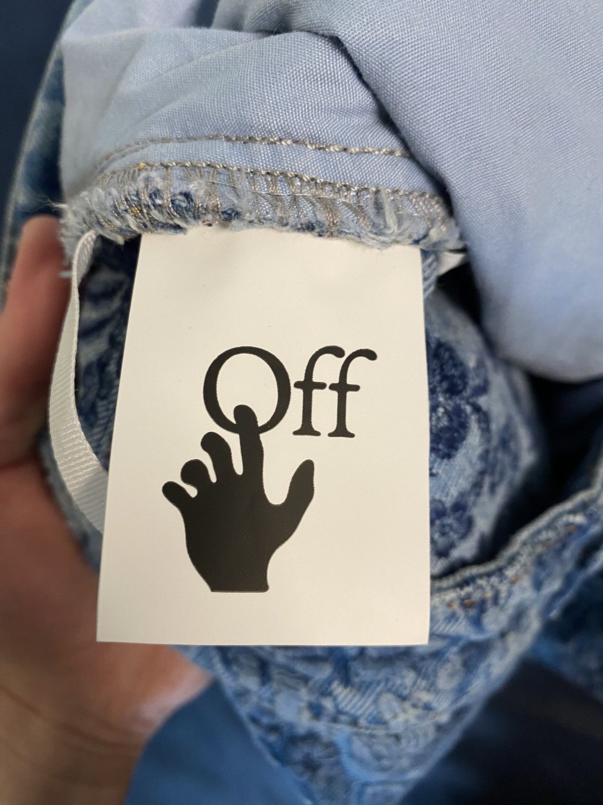 Off-White Off-White Floral Embroidery Carpenter Jeans Size US 32 / EU 48 - 4 Thumbnail