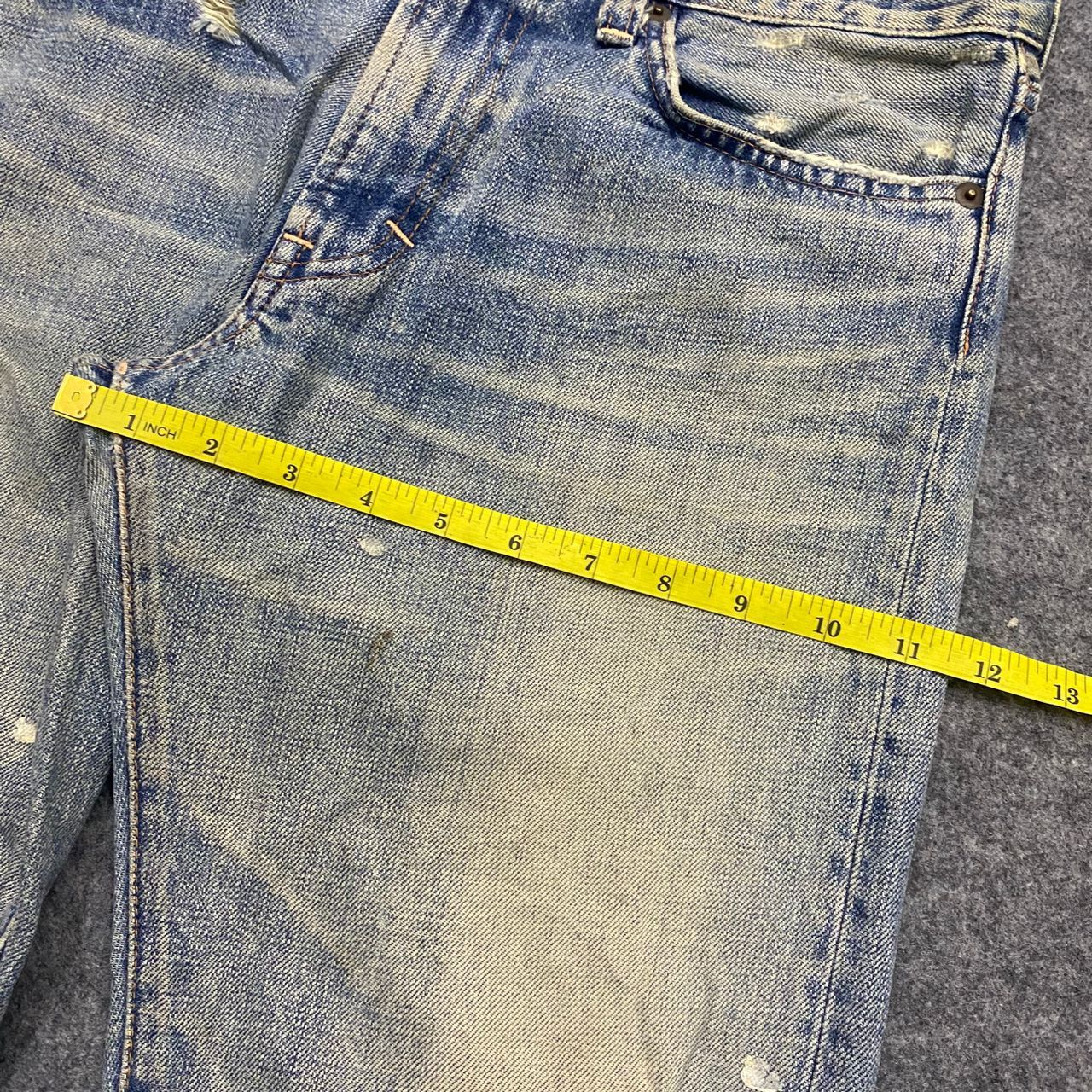 If Six Was Nine 💥Best Offer💥Vintage Rna Inc Distressed Denim Size US 34 / EU 50 - 5 Thumbnail