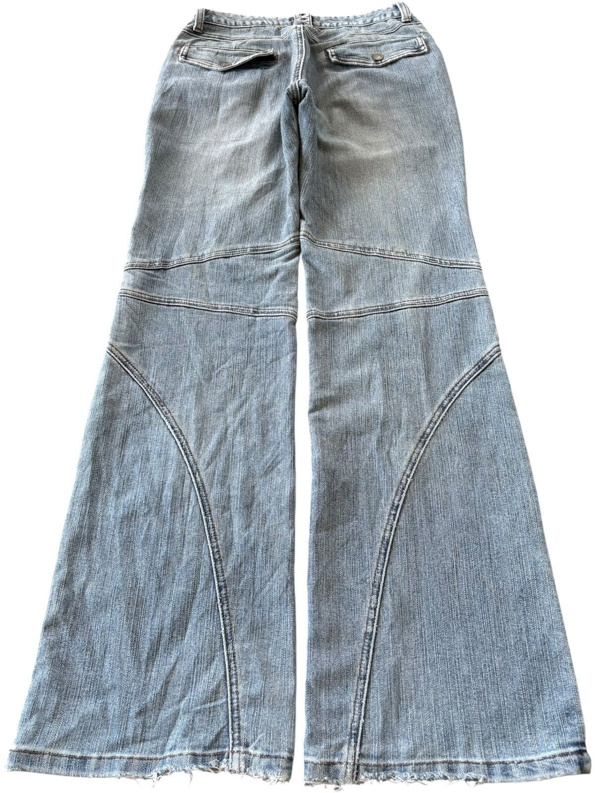 Hysteric Glamour Vintage Japanese Brand Flare Bush Pants Size 27" / US 4 / IT 40 - 2 Thumbnail