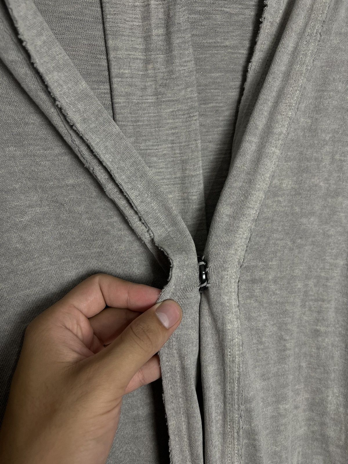 OSKA Oska Gray Long Sleeve Lagenlook Cape Cardigan Sweater Size L / US 10 / IT 46 - 5 Thumbnail