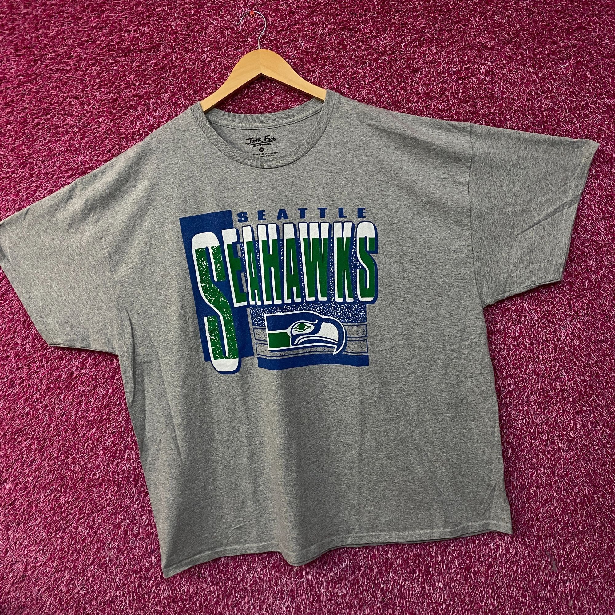Junk Food NFL Junk Food Seattle Seahawks Gray Tshirt Size 2XL Size US XXL / EU 58 / 5 - 3 Thumbnail