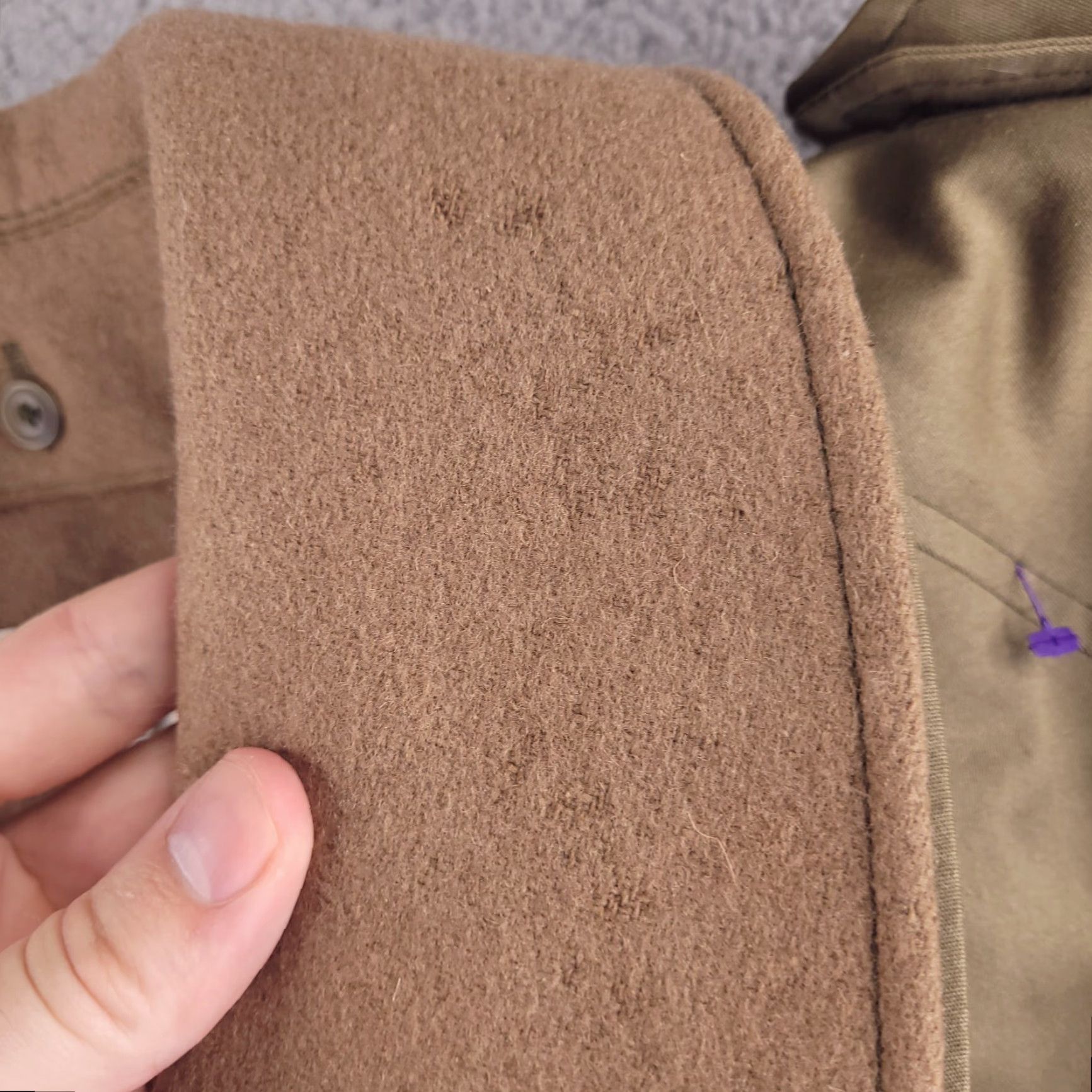 Vintage VINTAGE John Weitz Trench Overcoat Coat Long Women Brown Cotton Wool Lined Removable Lining Size 10 Size L / US 10 / IT 46 - 6 Thumbnail